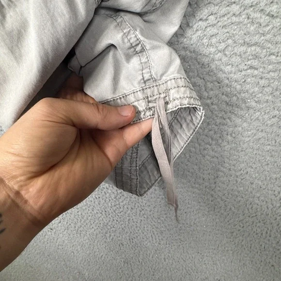 Eileen Fisher Pants Womens 22W Gray Capri Crop Outdoor Coastal Resort Vacation - Picture 3 of 10